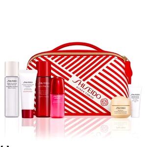 Shiseido Benefiance Wrinkle Eye Cream Eye Mask Cream Miniatures Set Makeup Pouch